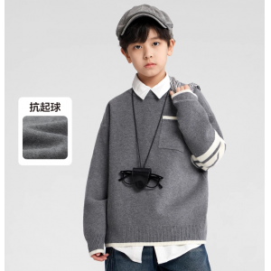 男童毛衣秋冬款儿童学院风
