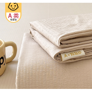 全棉双层纱床单单品学生