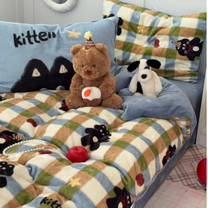 多巴胺小黑猫牛奶绒